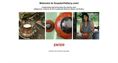 Desktop Screenshot of ecuadorpottery.com